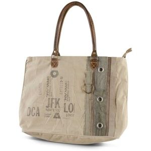 Weathered Canvas Tote Bag